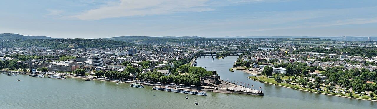 Stadtansicht von Koblenz