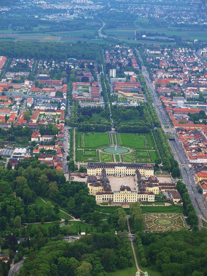 Stadtansicht von Ludwigsburg