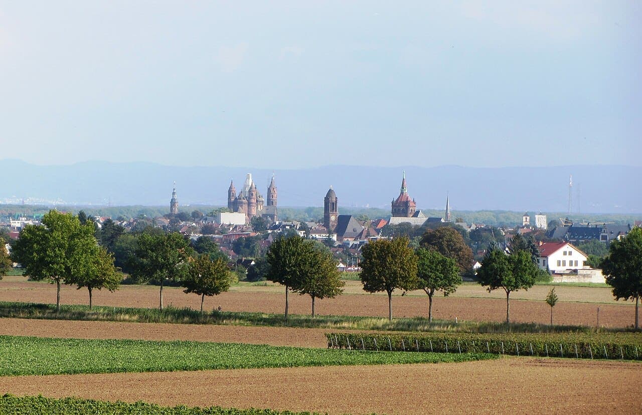 Stadtansicht von Worms